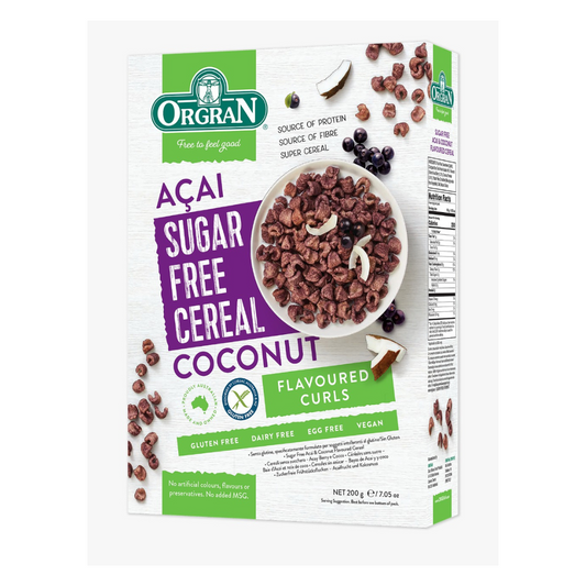 Cereal De Acai y Coco Libre de Azucar - Alimentos Saludables GT - Grains, Rice & Cereal - Orgran